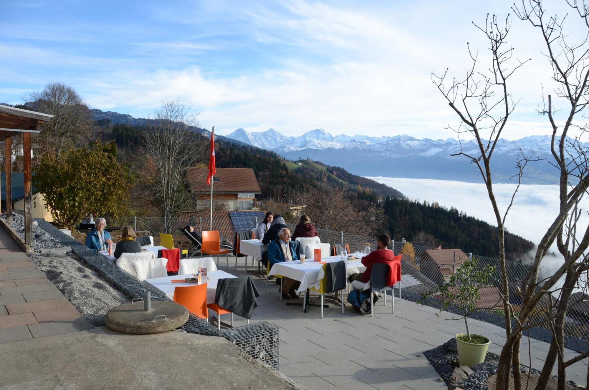 Guesthouse Sonnegg Heiligenschwendi Dış mekan fotoğraf